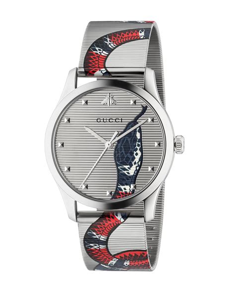 gucci snake watch men's